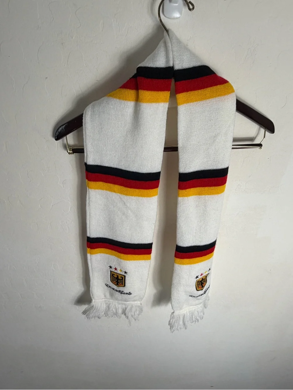 Deutschland scarf acrylic one size vintage very rare Vinatge
